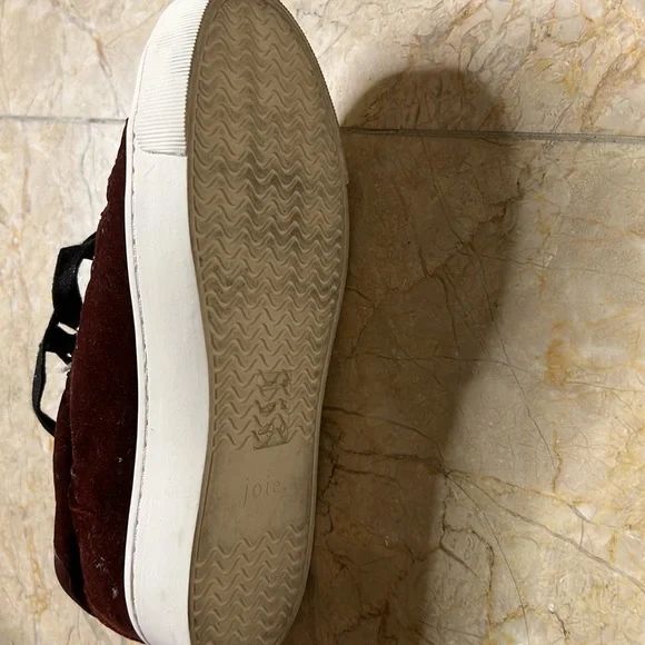 Joie Women's Size 8.5 US Rosewood Velvet Handan Platform Sneaker MSRP $228 - Picture 5 of 5